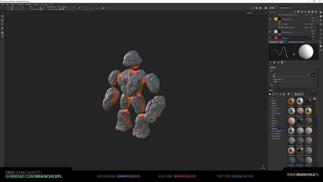 [3d Game Art] Part 3: Process of Creating low poly 3d Golem in Blender | Low Poly Art | 3d Game ART смотреть онлайн