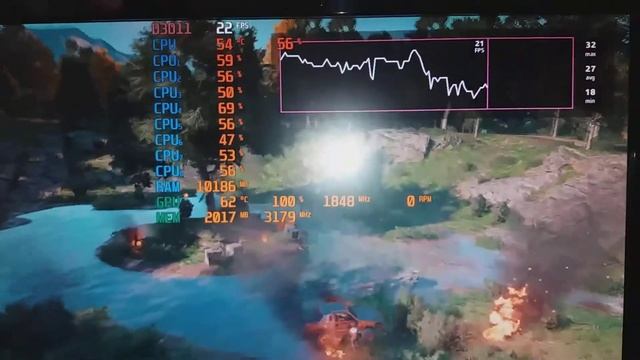 FX-8300 @ 3.7GHz on ASRock 870iCafe R2.0 with NVIDIA GT 1030 2GB running Far Cry New Dawn Benchmark смотреть онлайн