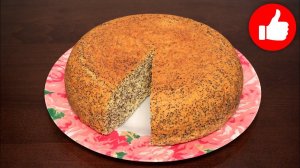 ВКУСНЫЙ МАКОВЫЙ БИСКВИТ В МУЛЬТИВАРКЕ, ПРОСТОЙ РЕЦЕПТ БИСКВИТА #РЕЦЕПТЫ ДЛЯ МУЛЬТИВАРКИ | ВЫПЕЧКА