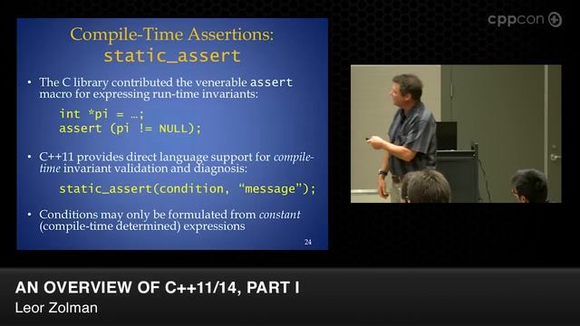 CppCon 2014: Leor Zolman " An Overview of C++11/14, Part I" смотреть онлайн
