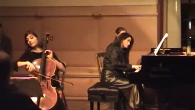 Beethoven-Sonata No.3 in A major Op. 69. 2nd movement. Timora Rosler and Klára Würtz. смотреть онлайн