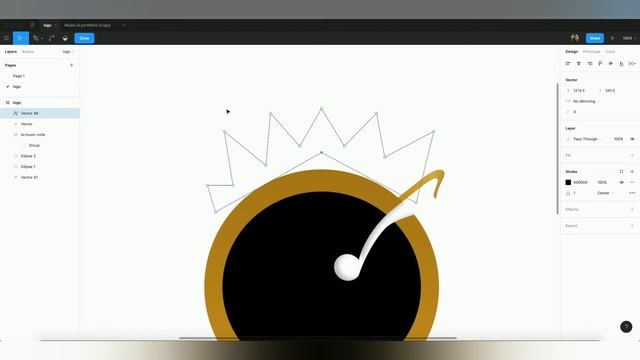 HOW TO DESIGN A LOGO USING FIGMAA | Tutorial смотреть онлайн