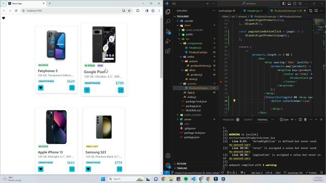 46. Pagination & Favorites On ProductsScreen смотреть онлайн