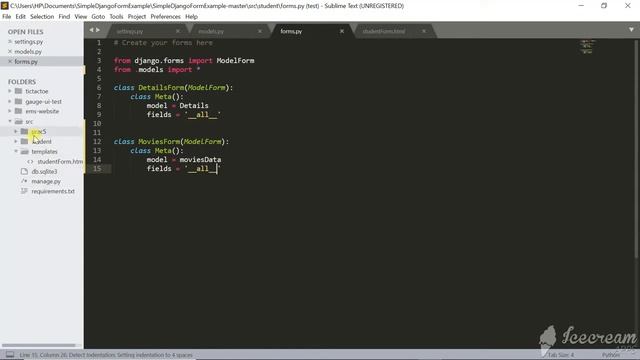 Simple Django Form Example (part3) смотреть онлайн