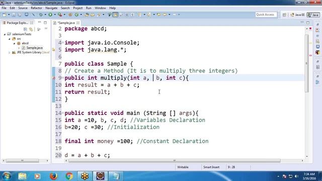 Java Tutorial 3: Java Program Structure, Comments in Java, Java Data Types смотреть онлайн