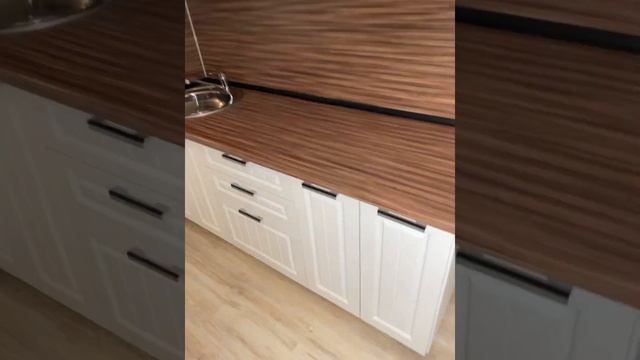 Кухонный гарнитур ПРАГА белое дерево смотреть онлайн