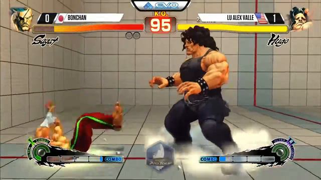 Bonchan (Sagat) vs Alex Valle (Hugo) - EVO 2015 USF4 - 720p/60fps смотреть онлайн