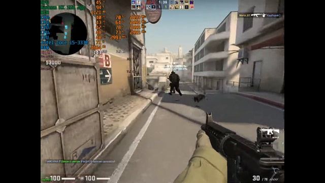 i5 3330 + RX 550 2гб тест в CS GO смотреть онлайн