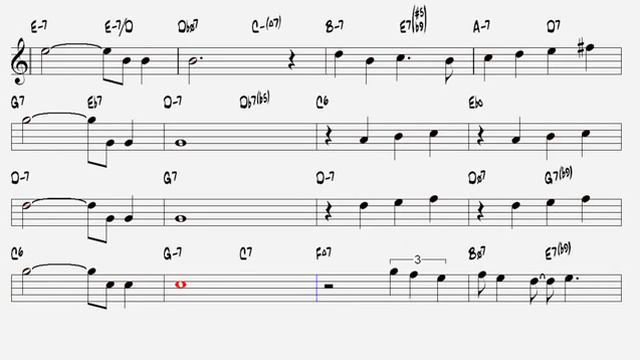 Embraceable You George Gershwin 1930 Alto Sax Saxophone Sheet Music play Along смотреть онлайн