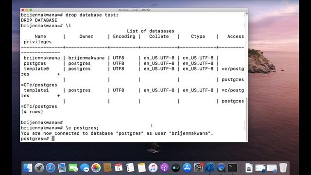 PostgreSQL Tutorial for Beginners 5 - Create a Database in PostgreSQL (PostgreSQL Create Database) смотреть онлайн
