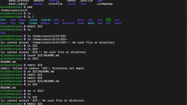 CS322: Intro to Soft. Engineering - Basic Linux Commands смотреть онлайн