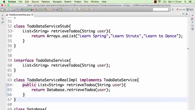 Spring Dependency Injection - with Unit Testing смотреть онлайн