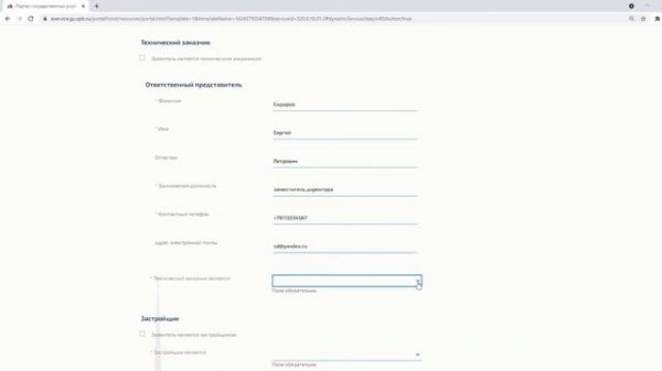 Подача заявления на проведение гос. экспертизы на Госуслугах