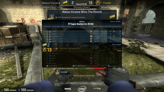 Na`Vi vs Fnatic. Избранные диалоги из TeamSpeak Navi по CS:GO. ESL ONE Katowice Grand Final #FIXCSG смотреть онлайн