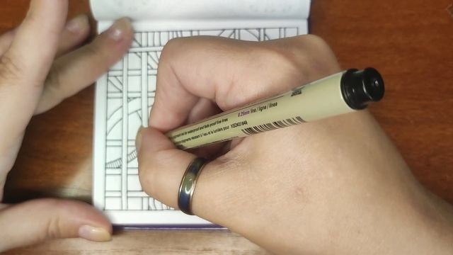 Зентангл Квадрат переплетений смотреть онлайн