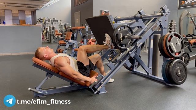 Жим платформы по одной ноге - техника выполнения смотреть онлайн