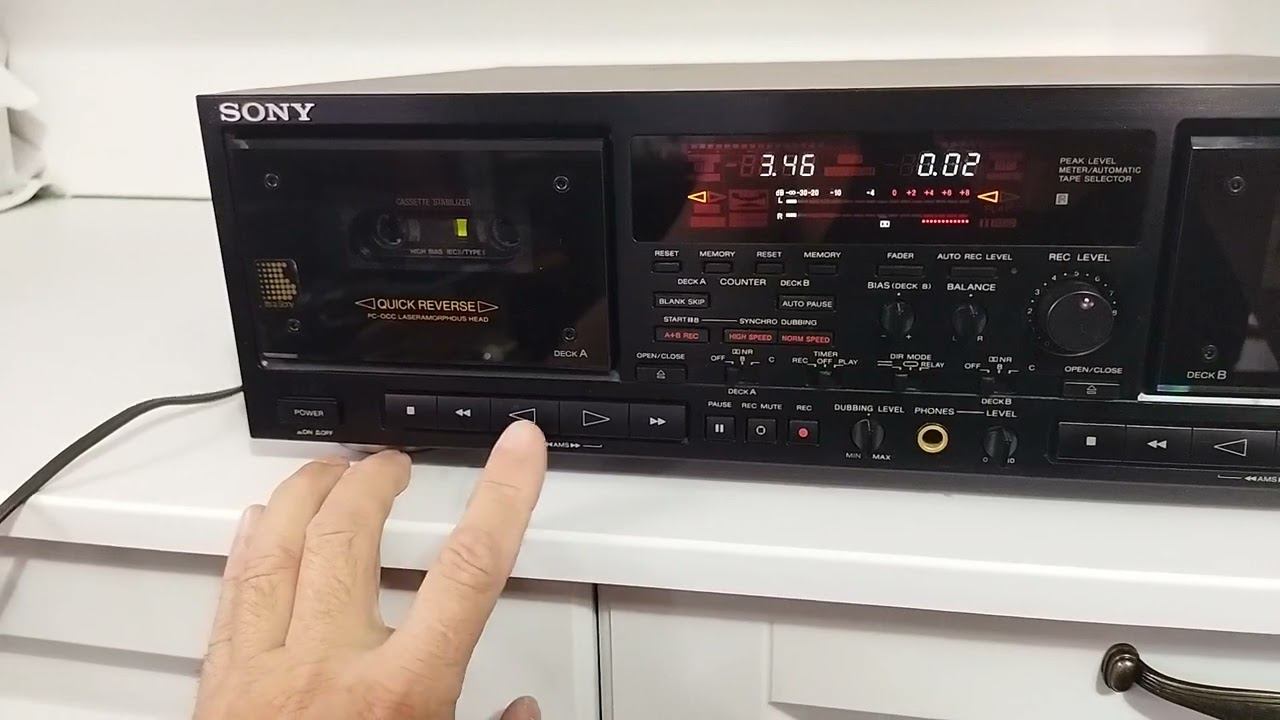 Sony TC-WR870 смотреть онлайн