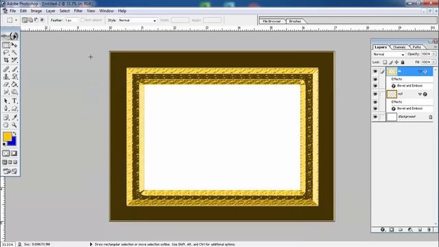 Photoshop Tutorial – How to Create Photo Frame in Photoshop in hindi | फोटो फ्रेम कैसे बनायें? смотреть онлайн