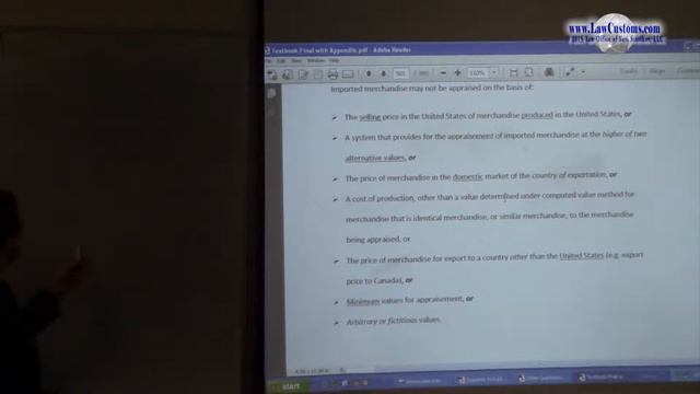 Customs Valuation & Appraisement of Merchandise Part 12 смотреть онлайн