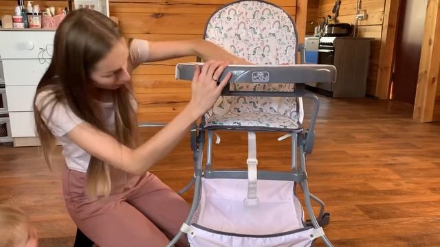 Обзор и сборка стульчика для кормления Polini kids 252 смотреть онлайн