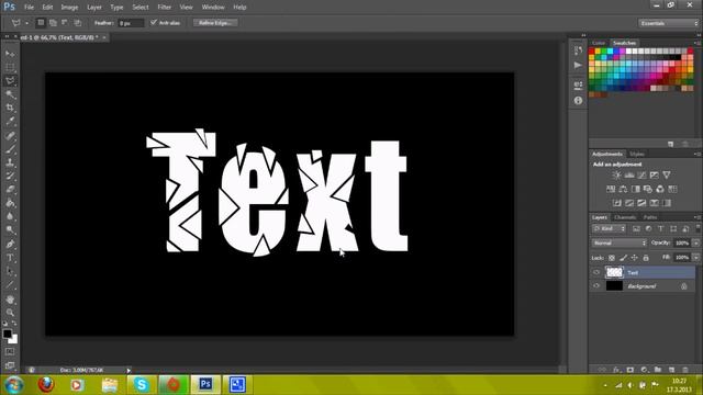 Photoshop CZ TUTORIAL:Broken glass effect смотреть онлайн