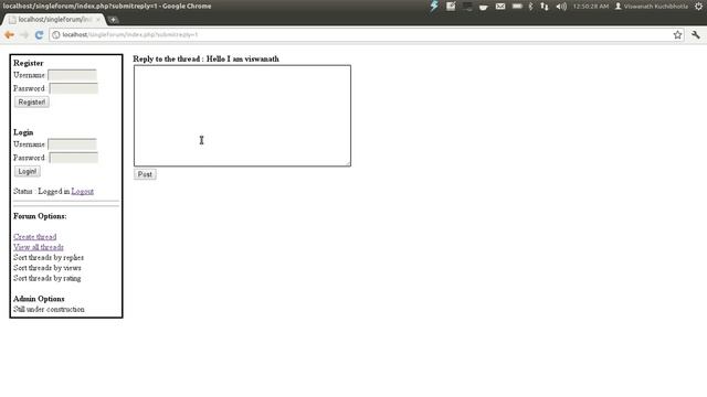 Single file forum written in PHP смотреть онлайн