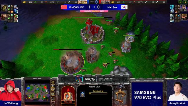 Warcraft3 Reforged | Group Stage | Fly100% vs Sok | Group D Match 4 | WCG 2020 CONNECTED смотреть онлайн