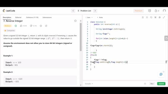What is the use of a signed 32-bit integer? |DS & ALGO| Hindi |Q. Reverse Integer | Leetcode смотреть онлайн