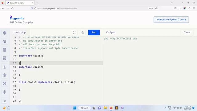What is Interface | Interface in PHP | OOPS Concept in PHP in Hindi (Interface) | Part 6 #php смотреть онлайн