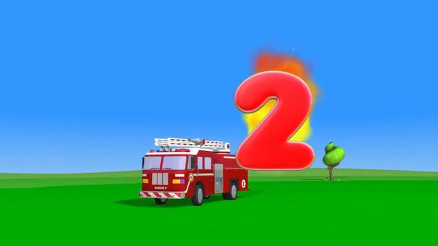 Учимся считать Мультик про пожарную машину Учим цифры Мультики зим зум смотреть онлайн