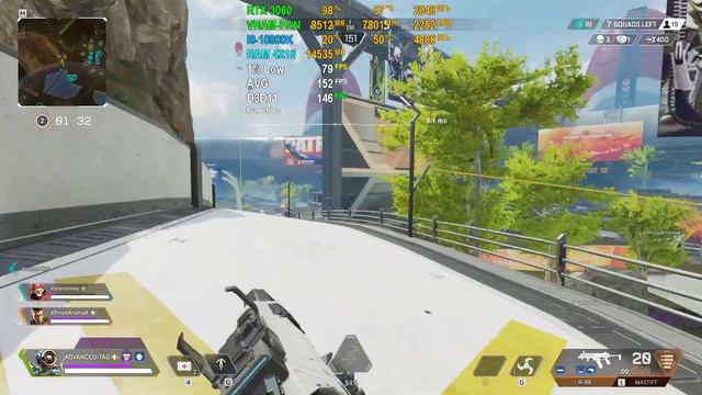 Apex Legends Season 8: RTX 3060 | i9-10900K | 1080p | Max High Settings | PC FPS Gameplay Benchmark смотреть онлайн