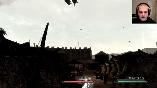 Dragon Fight With Duke Patrick's Skyrim Mod смотреть онлайн