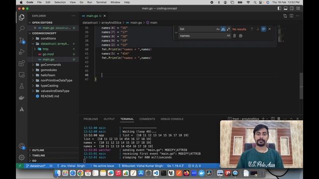 15. Array & Slice in Golang ||@codingconcepts663 || #array #slice #golang #codingconcepts смотреть онлайн