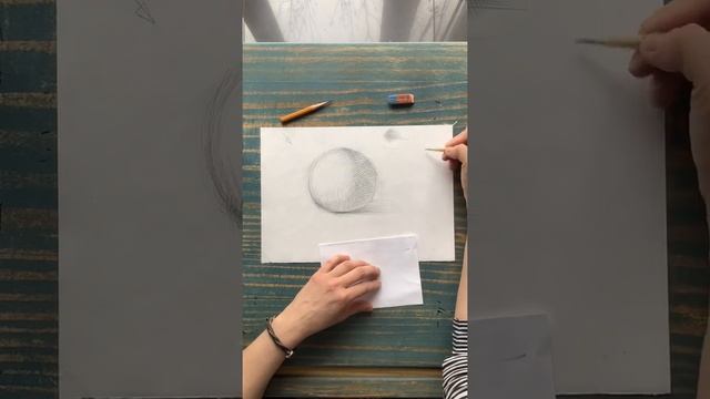 Как нарисовать объёмный ШАР карандашом смотреть онлайн