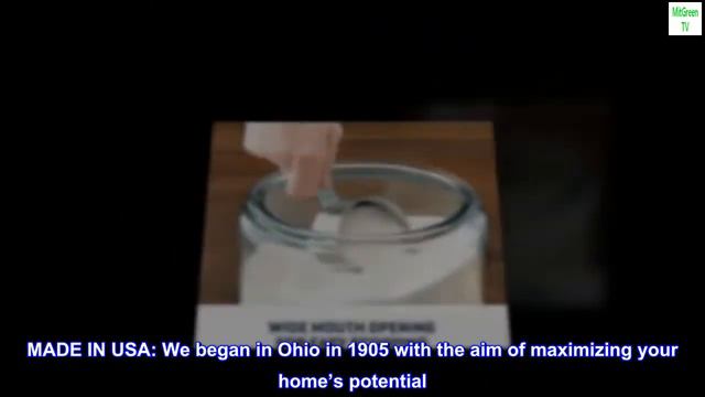 Anchor Hocking 1 Gallon Heritage Hill Glass Jar With Lid (4 Piece, All Glass, Dishwasher Safe)