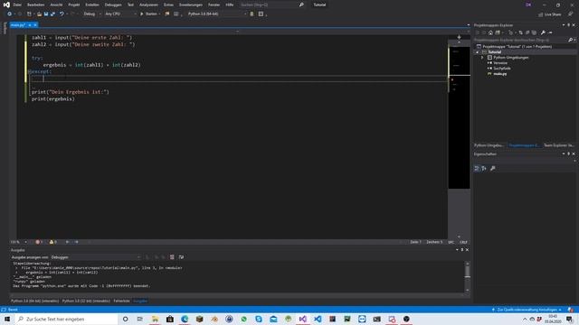 Python Try & Except | Python Tutorial #005 | HobbyloserDev смотреть онлайн