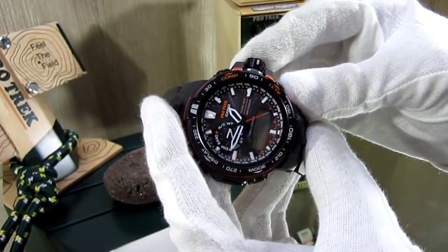 Casio Pro Trek PRW-6000-1ER Обзор мирового времени в часах смотреть онлайн