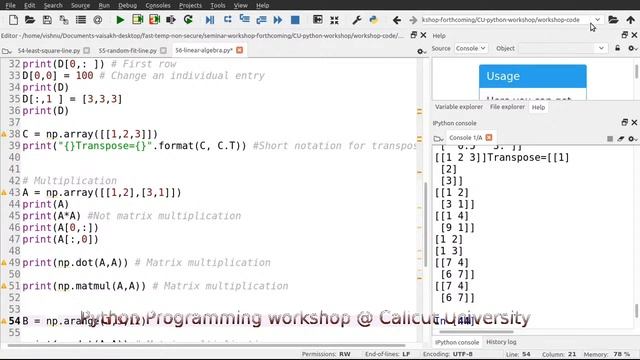 Workshop on Python Programming - Calicut University - Day 12 смотреть онлайн