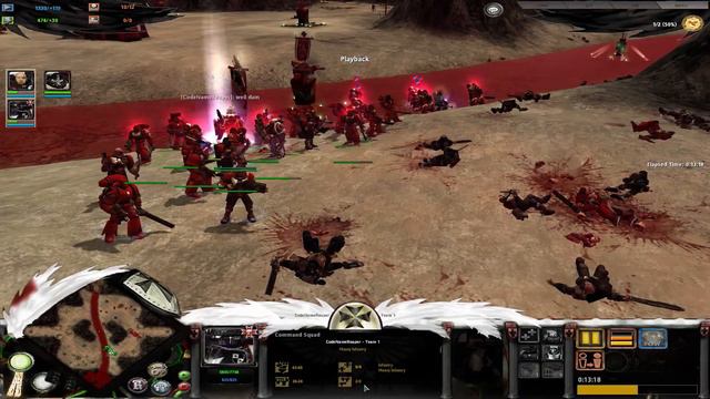 Max Casts: Dawn of War - Unification [v.5.9.1] # Black Templars VS Black Templars [PvP][1vs1] смотреть онлайн
