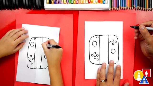 How To Draw A Nintendo Switch Folding Surprise смотреть онлайн