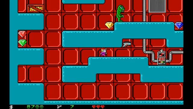 Crystal Caves - Level 1 - MS-DOS - Apogee Software - 1991 смотреть онлайн