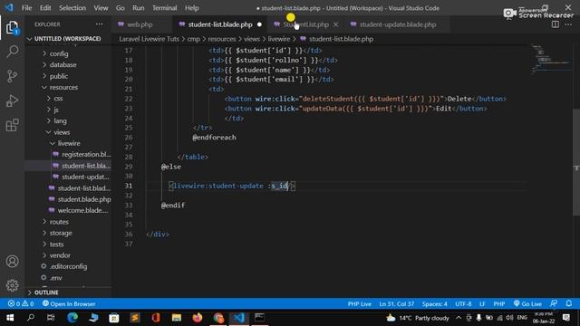 Laravel Livewire Tutorial #17 - How To Update Data To Database In Livewire In Hindi смотреть онлайн