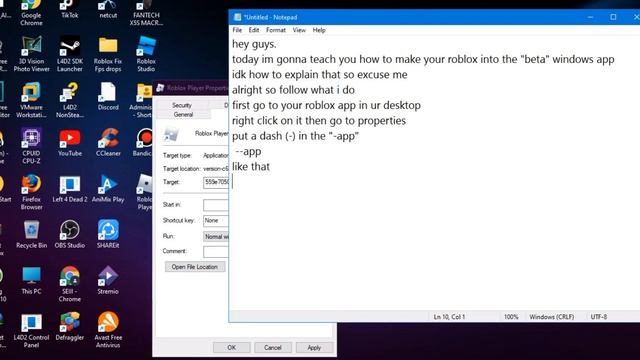 HOW TO GET ROBLOX BETA PC APPLICATION смотреть онлайн