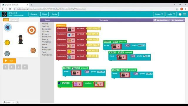 WHITEHAT JR PROJECT 9 Collect The Coins смотреть онлайн