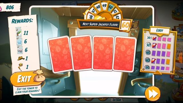 Angry Birds 2 Tower of Fortune Floor 60 Jackpot Egg! смотреть онлайн