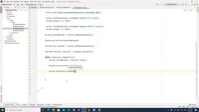 ?How to handle Multiple browser Windows or Tabs| Parent Window| Child Windows - Selenium Session 20 смотреть онлайн