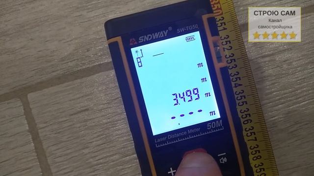Лазерный дальномер с Алиэкспресс со всеми функциями за 1500 рублей. Обзор всех функций. смотреть онлайн