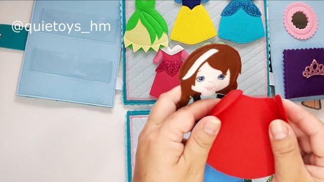 Гардероб принцессы* Будь кем захочешь* Doll Felt House Princess Wardrobe смотреть онлайн