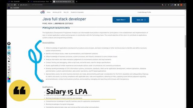 ApPlY EaSy | CITICORP IS Hiring | FrEsHeRs | JAVA FULL STACK DEVELOPER | B.Tech/BCA | 15 LPA Salary смотреть онлайн