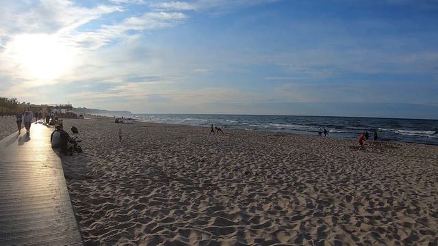 Władysławowo plaża / Wladyslawowo beach Poland смотреть онлайн